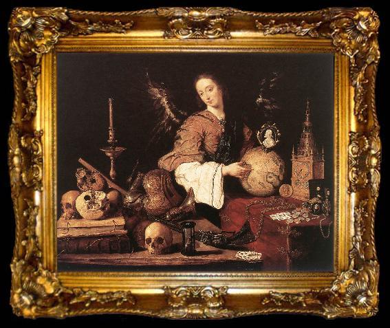 framed  PEREDA, Antonio de Allegory ag, ta009-2